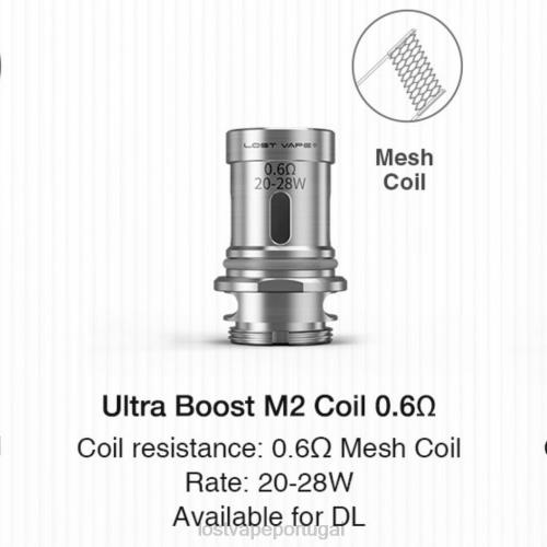 Lost Vape Customer Service - Lost Vape Ultra bobinas de reforço (pacote com 5) XLTF2347 m2 v2 0,6ohm
