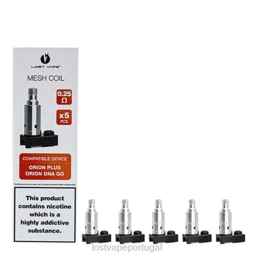 Lost Vape Pods Near Me - Lost Vape Orion mais bobinas de reposição de DNA (pacote com 5) XLTF2326 0,5ohm