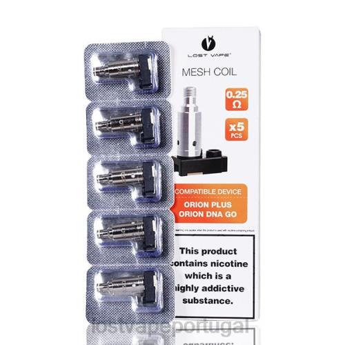 Lost Vape Pods Near Me - Lost Vape Orion mais bobinas de reposição de DNA (pacote com 5) XLTF236 0,25ohm