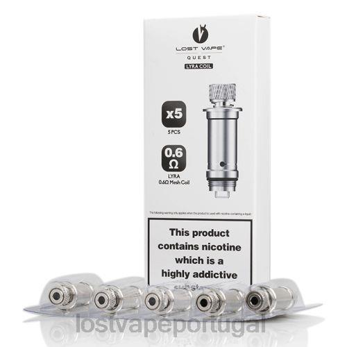 Lost Vape Portugal - Lost Vape Lyra bobinas de reposição (pacote com 5) XLTF2391 bobina de malha 0,6ohm