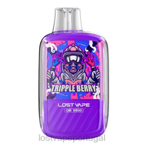 Lost Vape Contact Portugal - Lost Vape Orion ob5500 5500 baforadas 14ml 50mg descartáveis XLTF2108 baga tripla