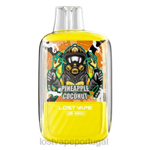 Lost Vape Disposable - Lost Vape Orion ob5500 5500 baforadas 14ml 50mg descartáveis XLTF2104 coco abacaxi