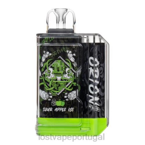 Lost Vape Portugal - Lost Vape Orion barra descartável | 7500 baforadas | 18ml | 50mg XLTF21 gelo de maçã azeda