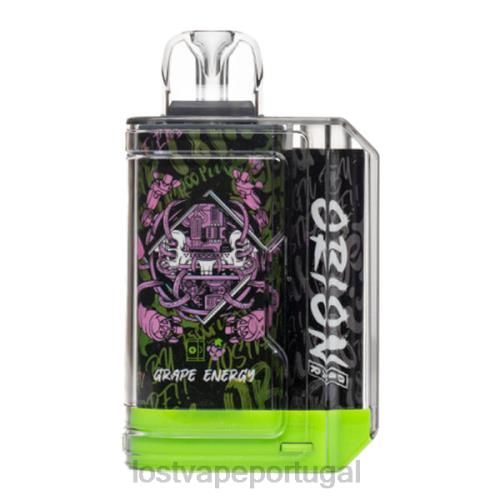 Lost Vape Wholesale - Lost Vape Orion barra descartável | 7500 baforadas | 18ml | 50mg XLTF260 energia da uva