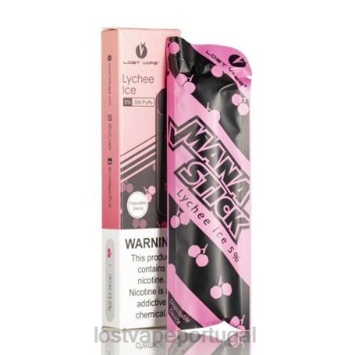 Lost Vape Lisbon - Lost Vape Mana bastão descartável | 300 baforadas | 1,2ml XLTF2522 gelo de lichia 5%