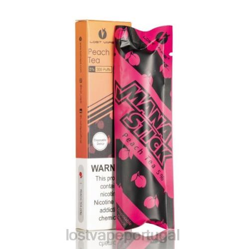 Lost Vape Price Portugal - Lost Vape Mana bastão descartável | 300 baforadas | 1,2ml XLTF2525 chá de pêssego 5%