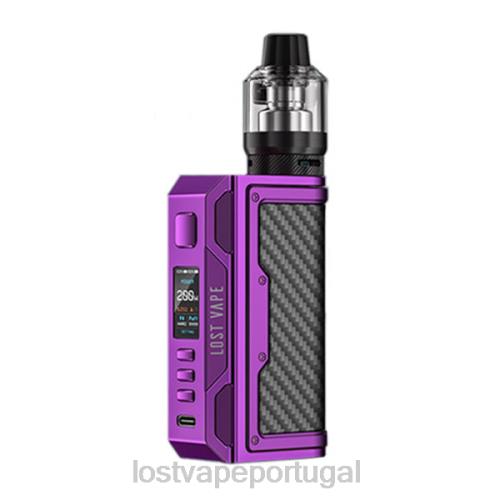 Lost Vape Customer Service - Lost Vape Thelema kit quest 200w XLTF2147 roxo/fibra de carbono