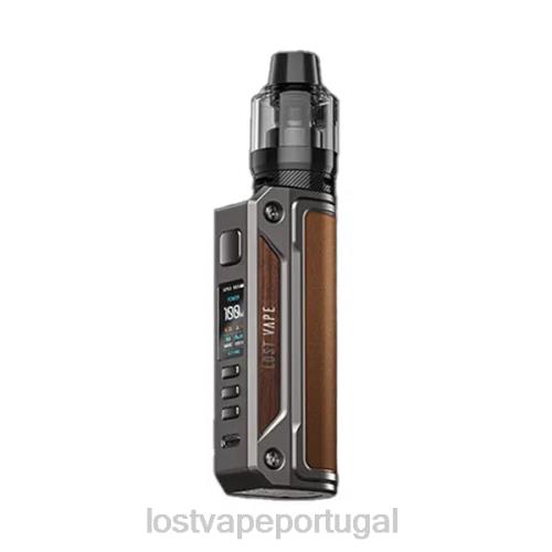 Lost Vape Customer Service - Lost Vape Thelema kit solo 100w XLTF2167 bronze metálico/castanho ocre