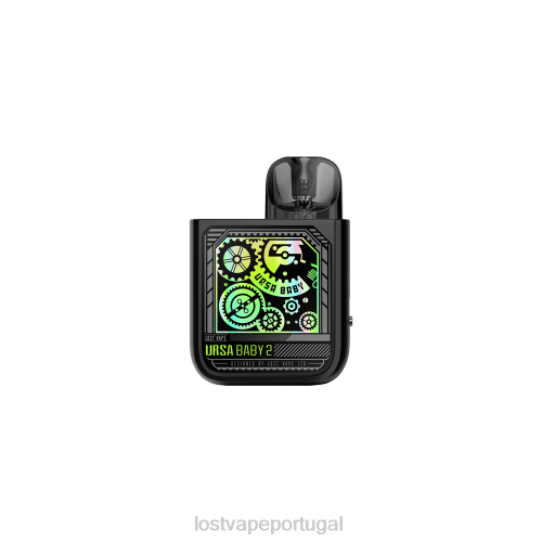 Lost Vape Disposable - Lost Vape URSA Baby 2 kits | sistema de pod XLTF2354 pop preto/equipamento do tempo