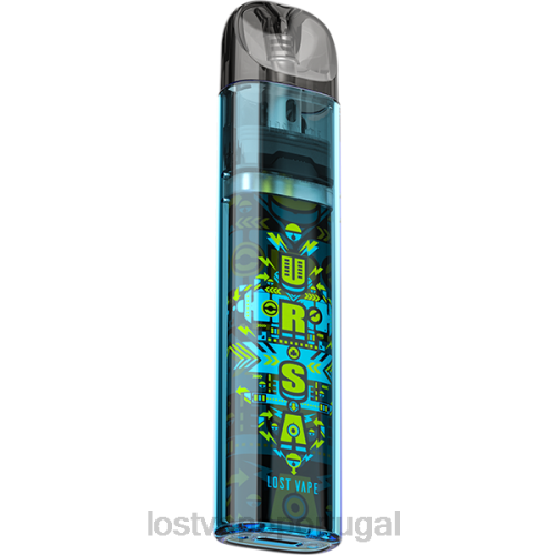 Lost Vape Contact Portugal - Lost Vape URSA Nano kit de pod de arte XLTF2258 arte azul água x pachinko