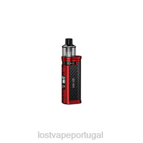 fibra de carbono vermelho mate