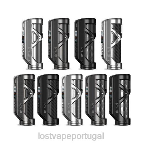 Lost Vape Lisbon - Lost Vape Cyborg mod de missão | 100 W XLTF2462 preto fosco/aço