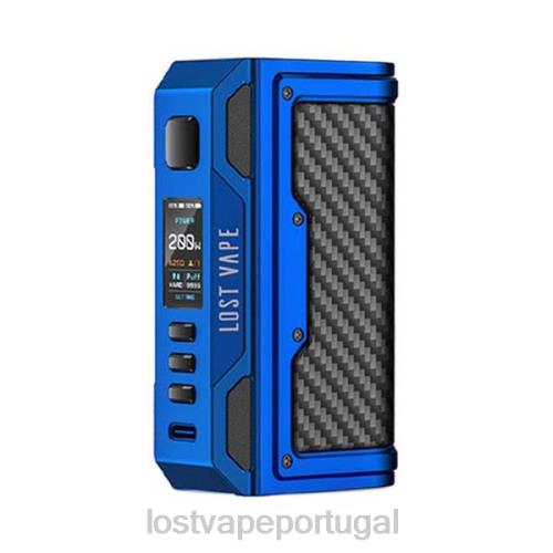 Lost Vape Customer Service - Lost Vape Thelema missão 200w mod XLTF2177 azul fosco/fibra de carbono