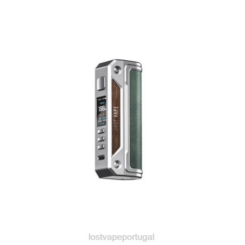 Lost Vape Lisbon - Lost Vape Thelema mod solo 100w XLTF222 ss/verde mineral
