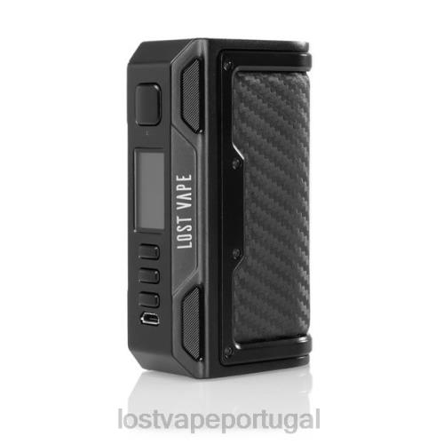 Lost Vape Review Portugal - Lost Vape Thelema mod dna250c | 200 W XLTF2433 preto/fibra de carbono