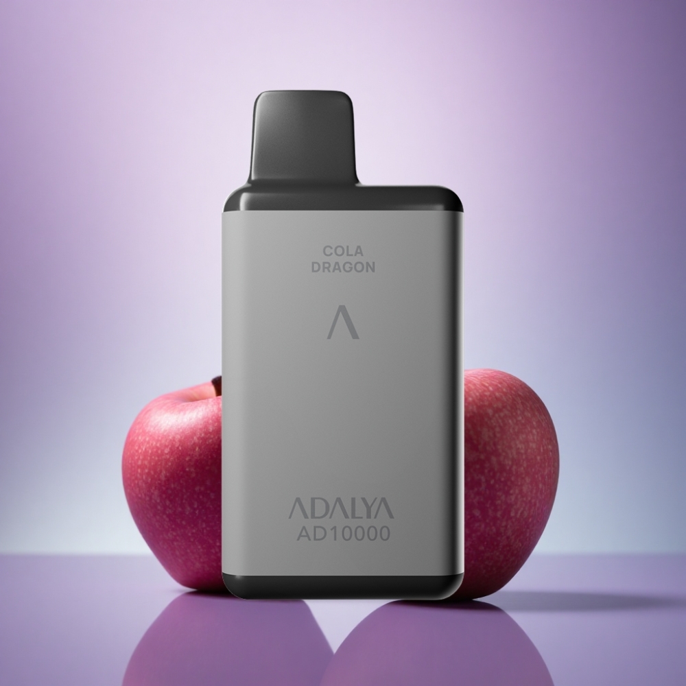 Adalya AD 10000 Puffs As Duas Maçãs - 14 ml de e-líquido, 650 mAh