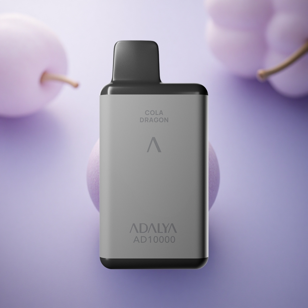 Adalya AD 10000 Puffs Ponto da Menta Cinza Espacial 650mAh
