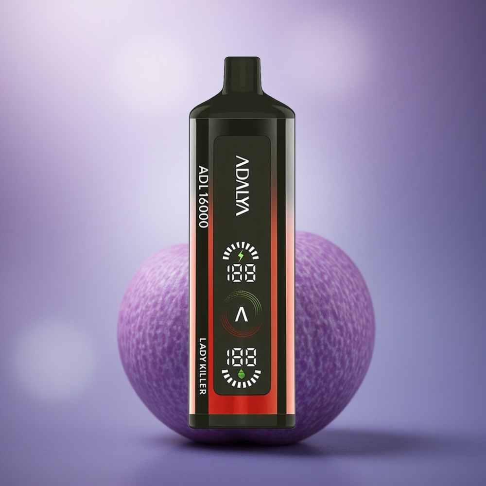 Adalya ADL 16000 PRO Puffs Matador de Damas Aço Recarregável