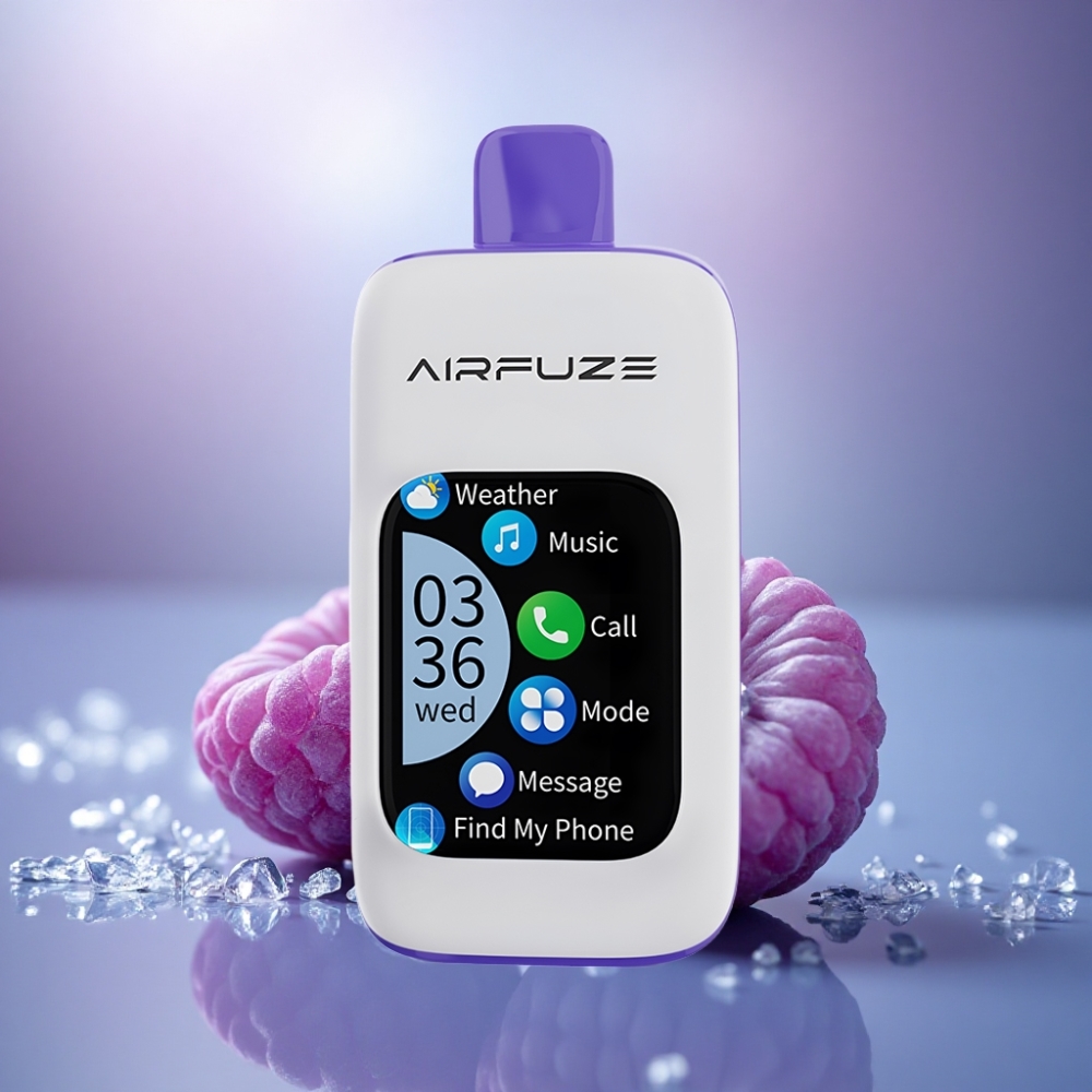 AirFuze Smart 30000 Puffs Gelado de Framboesa Azul com 5% Nicotina e 900mAh