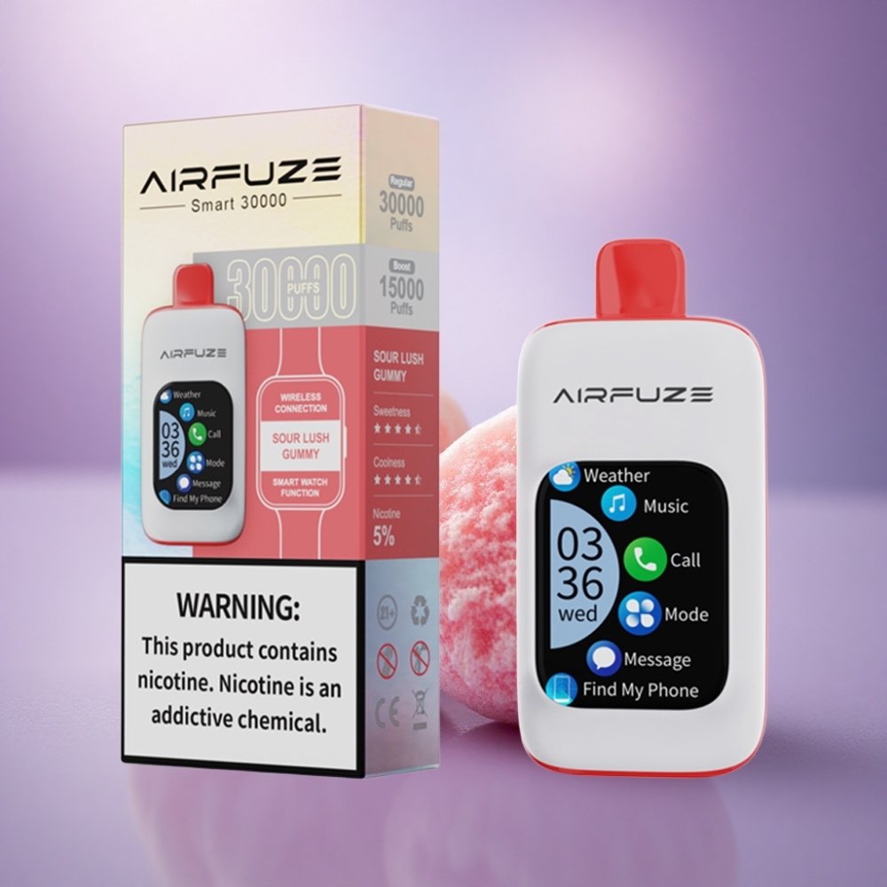 AirFuze Smart 30000 Puffs Goma Azeda 5% Nicotina 900mAh
