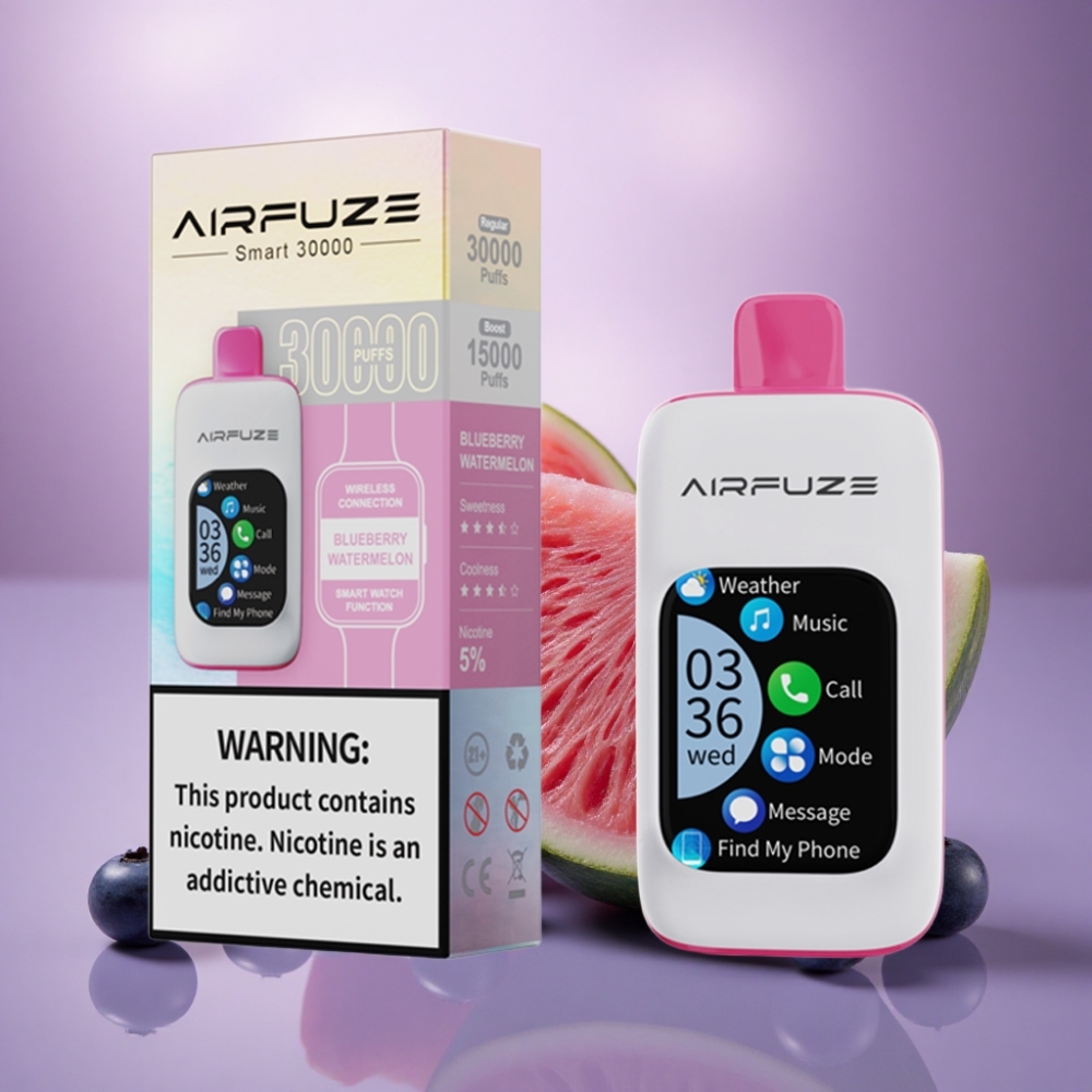 AirFuze Smart 30000 Puffs Melancia Mirtilo 5% Nicotina 900mAh