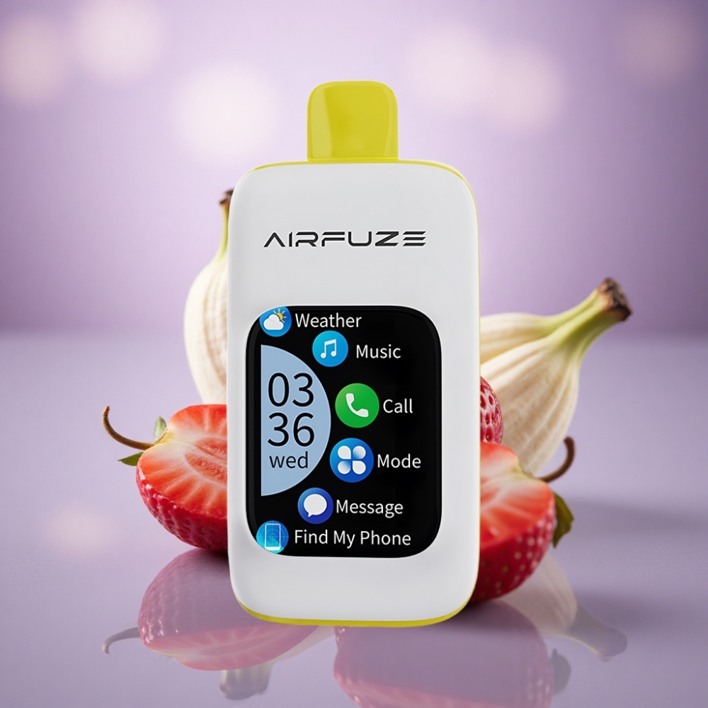 AirFuze Smart 30000 Puffs Morango Banana 5% Nicotina 900mAh