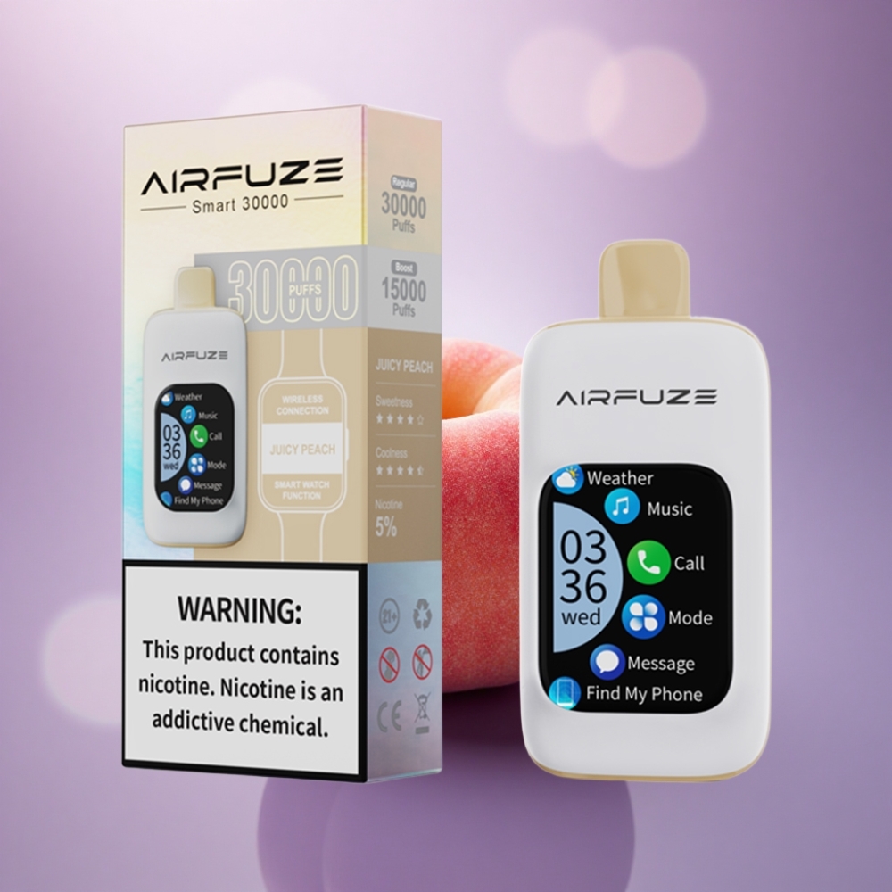 AirFuze Smart 30000 Puffs Pêssego Suculento Tipo-C 900mAh