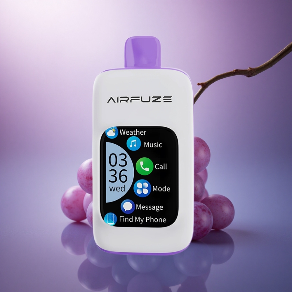 AirFuze Smart Pro 40000 Puffs Explosão de Uva 900mAh 5% Nicotina
