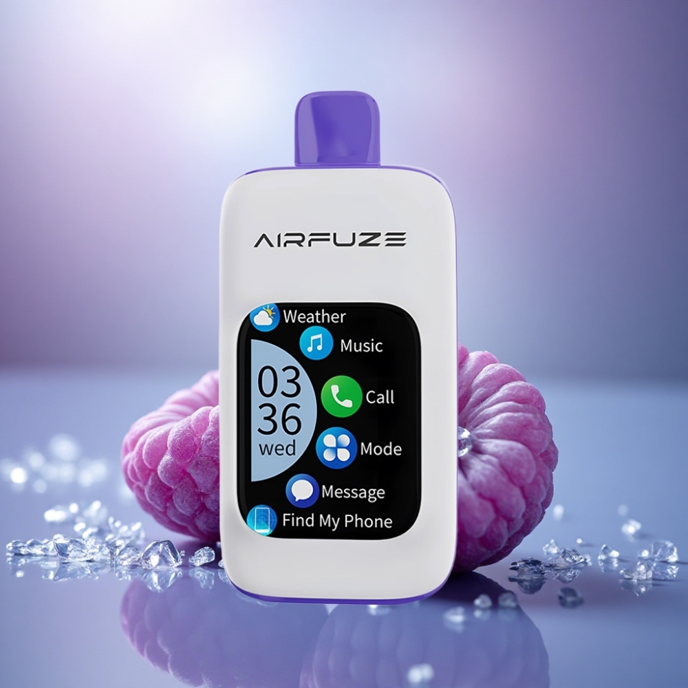 AirFuze Smart Pro 40000 Puffs Gelo de Framboesa Azul com 900mAh e 5% Nicotina