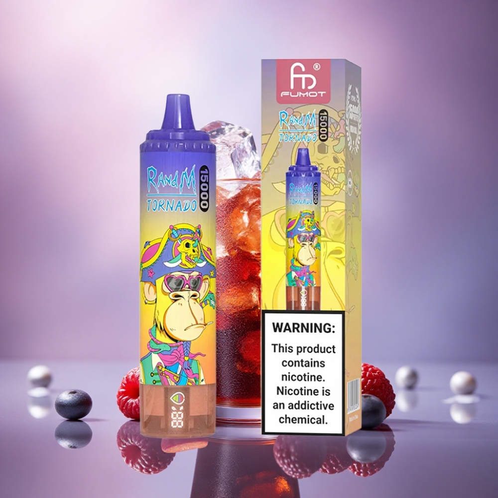 RandM Fumot Tornado 15000 Puffs Cola Gelo 25ml 850mAh