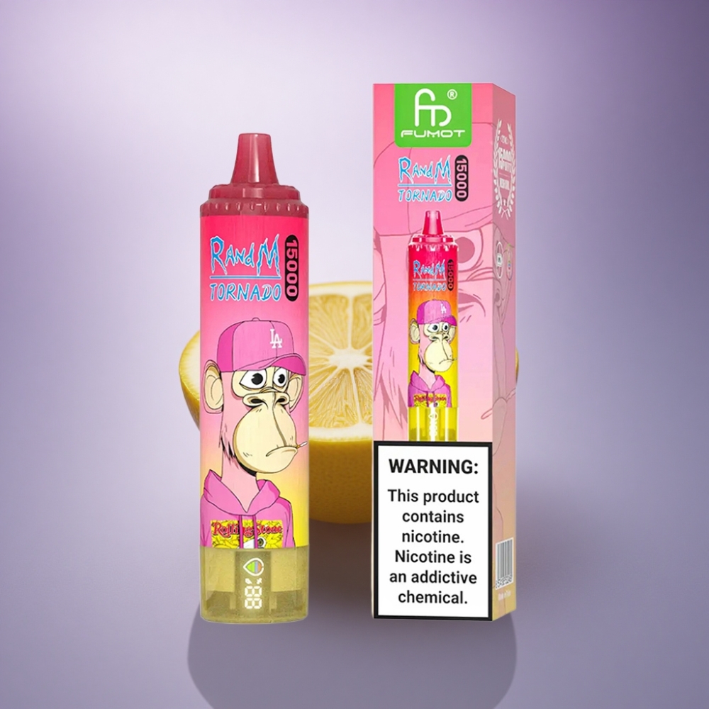 RandM Fumot Tornado 15000 Puffs Limão 25ml 850mAh