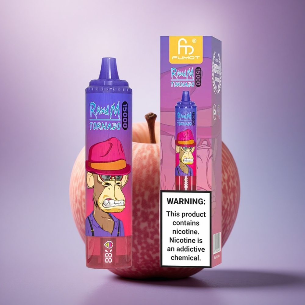RandM Fumot Tornado 15000 Puffs Maçã Azeda 25ml 850mAh
