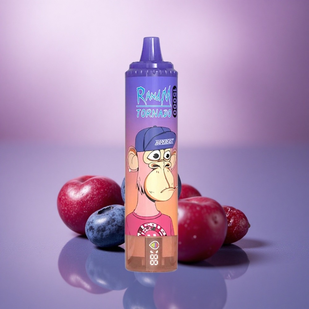RandM Fumot Tornado 15000 Puffs Mirtilo Cereja Cranberry 25ml 850mAh