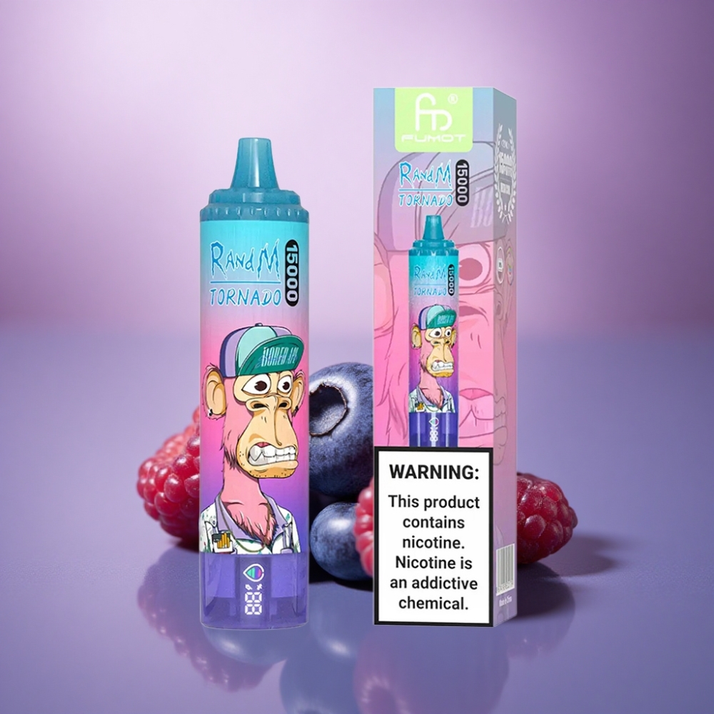 RandM Fumot Tornado 15000 Puffs Mirtilo Framboesa 25ml 850mAh