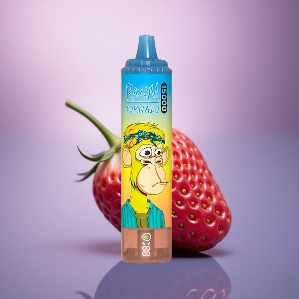 RandM Fumot Tornado 15000 Puffs Morango 25ml 850mAh