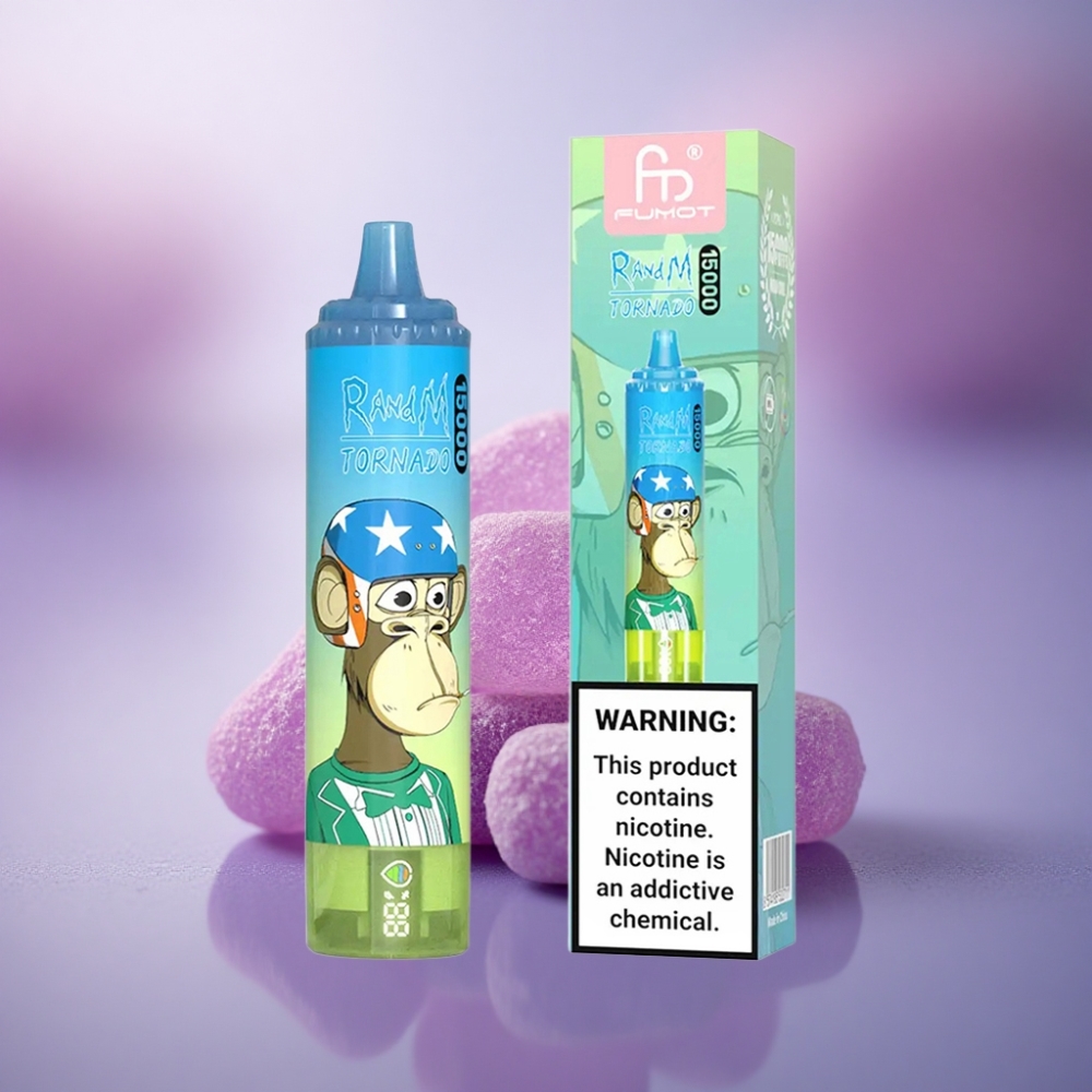 RandM Fumot Tornado 15000 Puffs Ursinho de Goma 25ml 850mAh