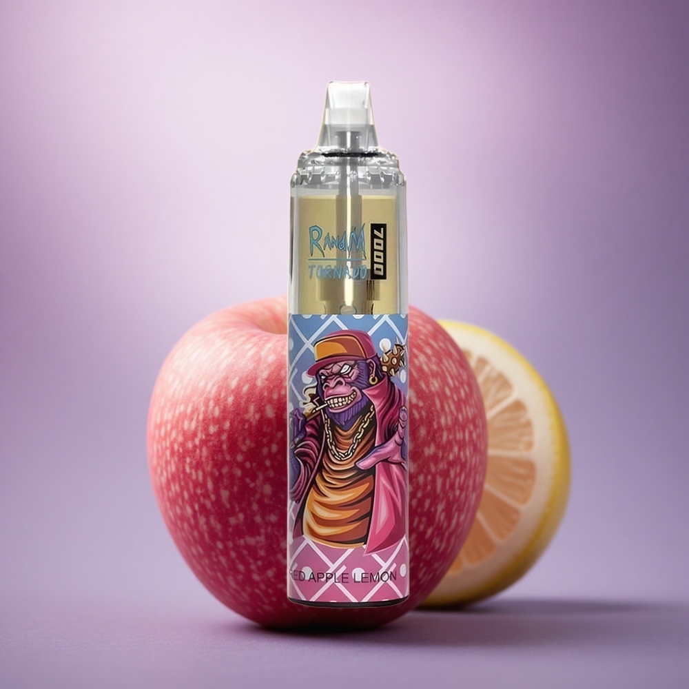 RandM Fumot Tornado 7000 Puffs Maçã Vermelha Limão 14ML 850mAh