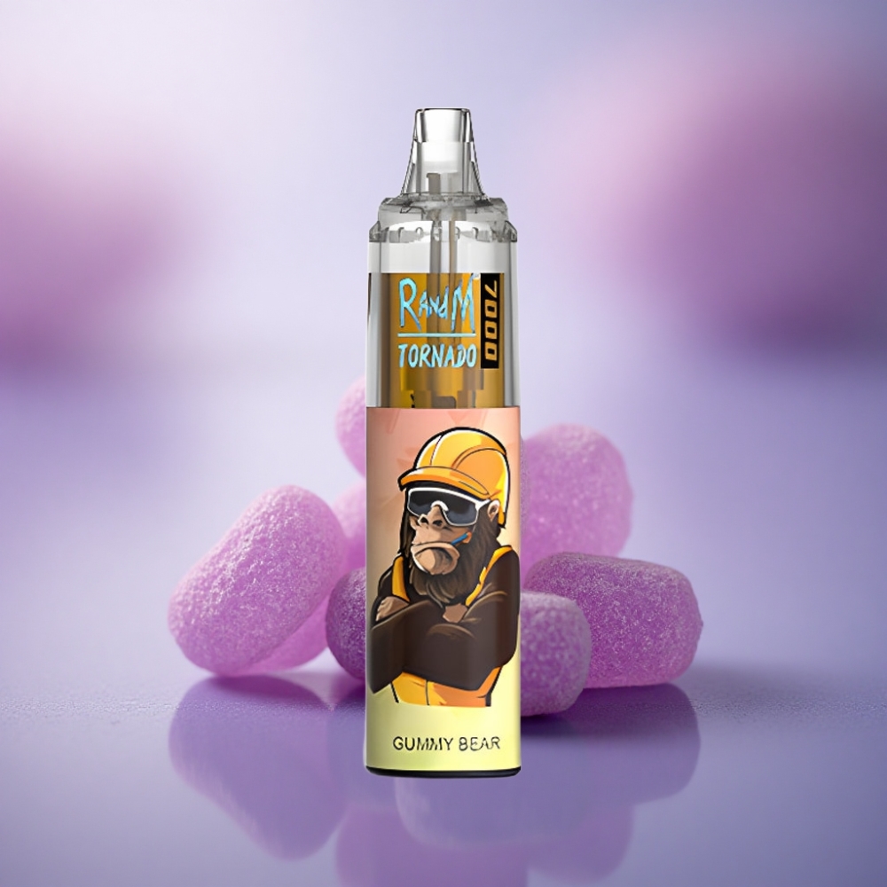 RandM Fumot Tornado 7000 Puffs Urso de Goma 14ML 850mAh