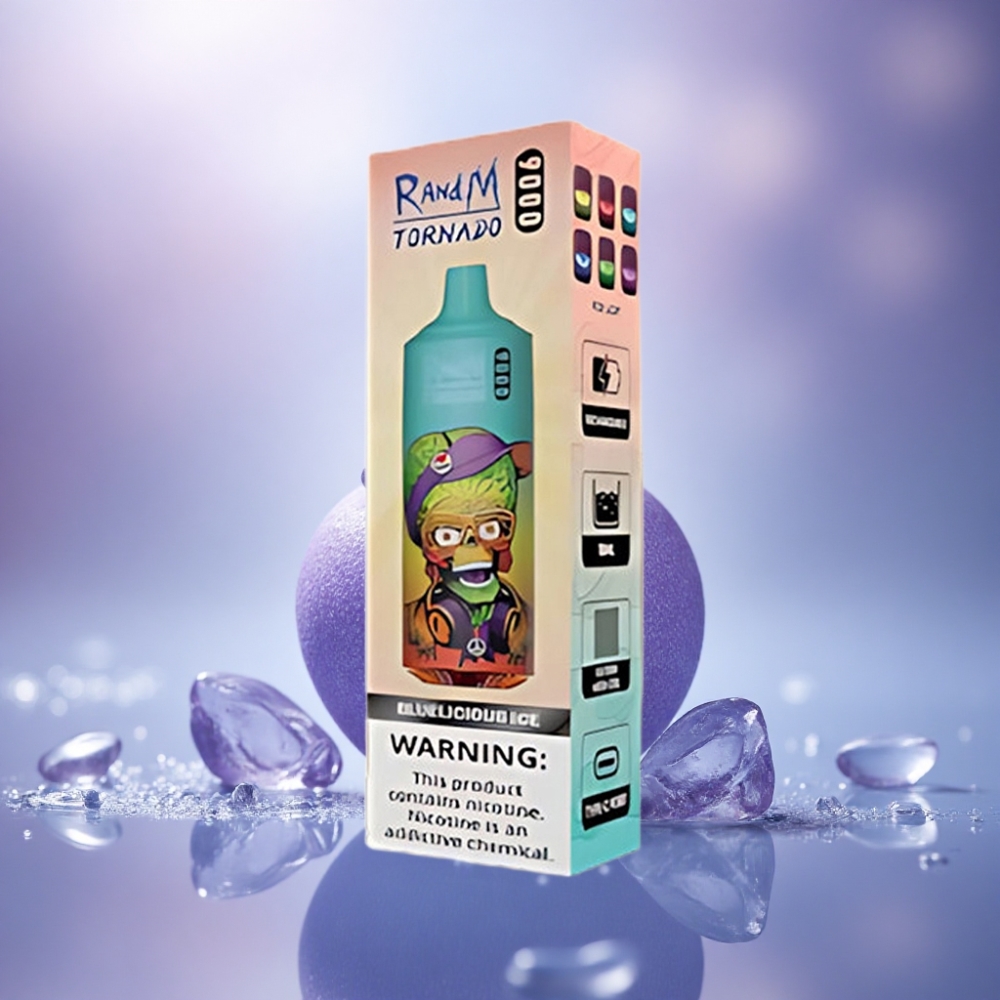RandM Fumot Tornado 9000 Puffs Gelado Saboroso 18mL 850mAh