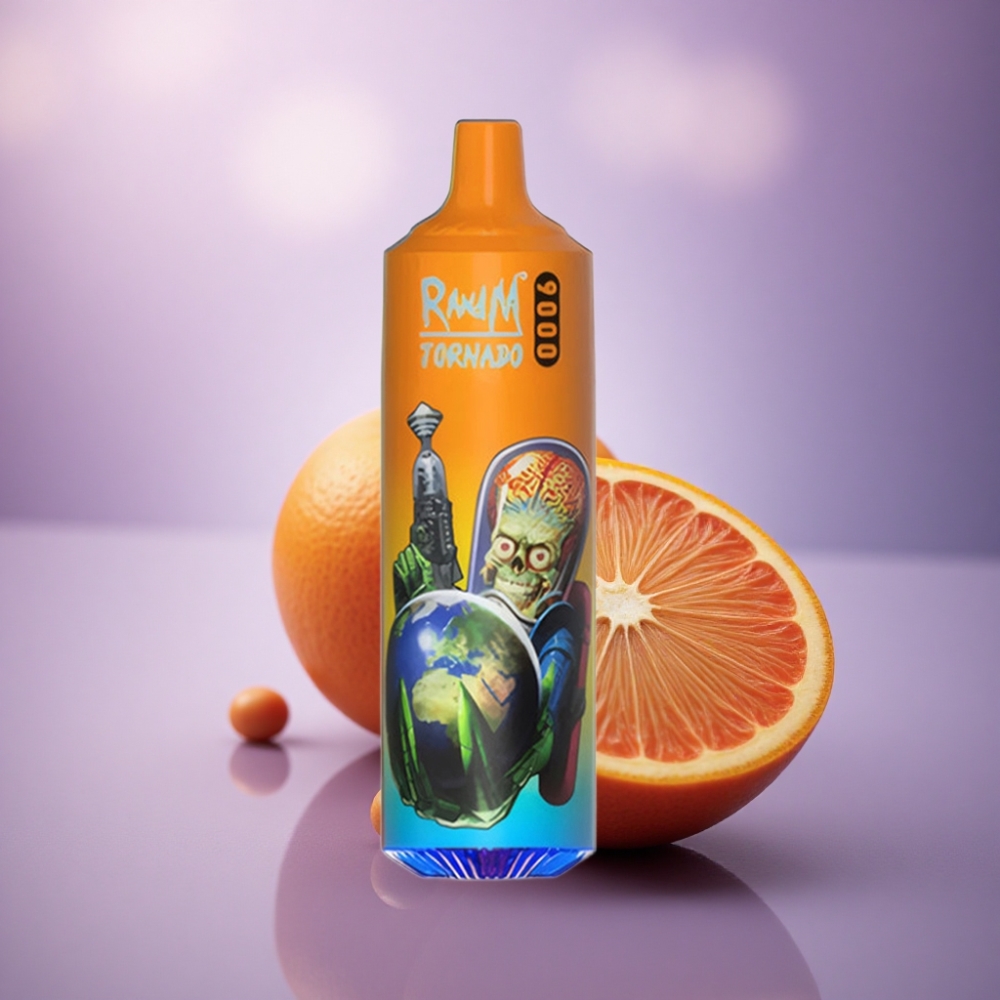 RandM Fumot Tornado 9000 Puffs Laranja Soda 850 mAh 18 mL