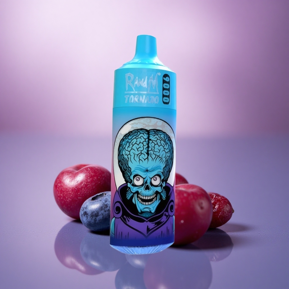 RandM Fumot Tornado 9000 Puffs Mirtilo Cereja Cranberry 18mL 850mAh