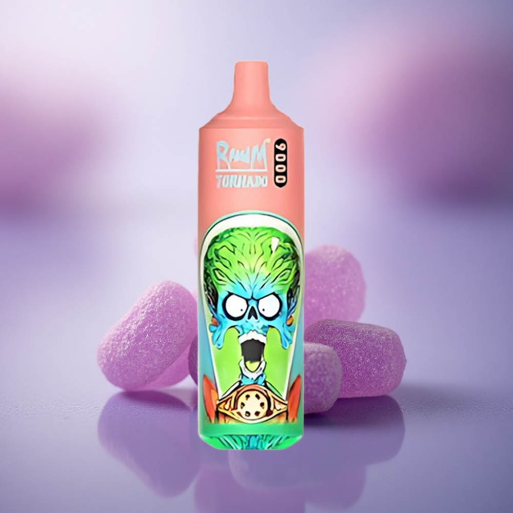 RandM Fumot Tornado 9000 Puffs Urso de Goma 850 mAh 18 mL