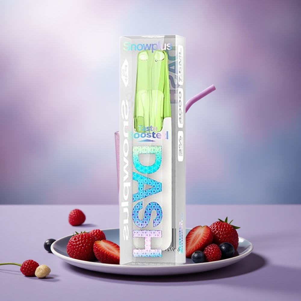 Snowplus Dash 4000 Puffs Chá Verde Batido com Cerâmica e 530 mAh