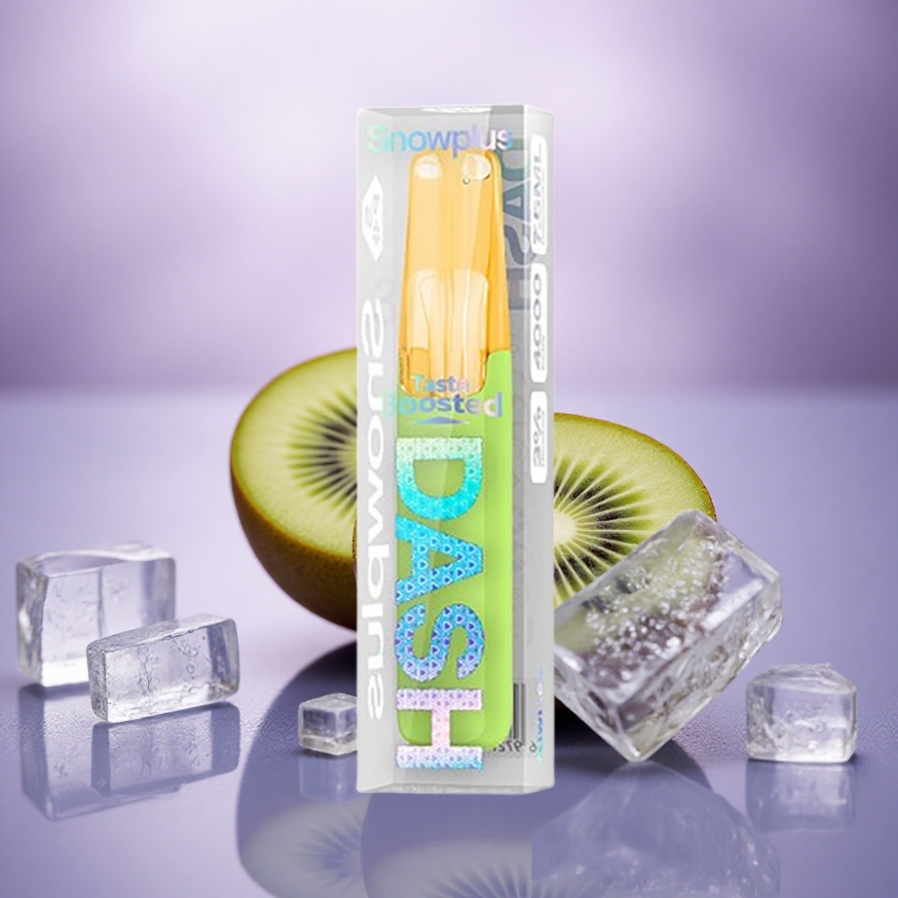 Snowplus Dash 4000 Puffs Gelo de Kiwi Cerâmico 530 mAh