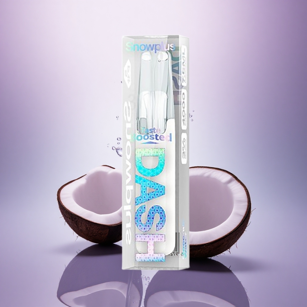 Snowplus Dash 4000 Puffs Água de Coco Cerâmica 530 mAh