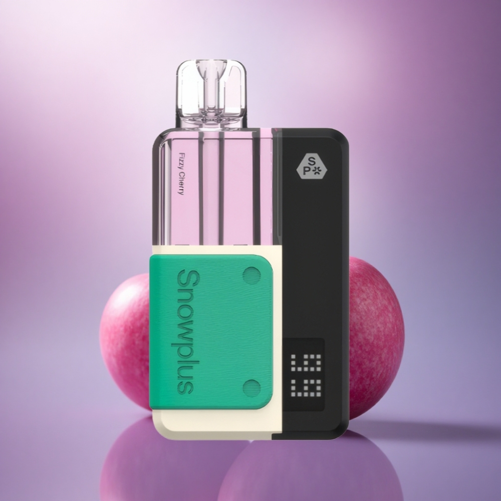 Snowplus Swift 15000 Puffs Pod Kit Cereja Borbulhante com Bateria 1000 mAh e Recarga 2+10 ml