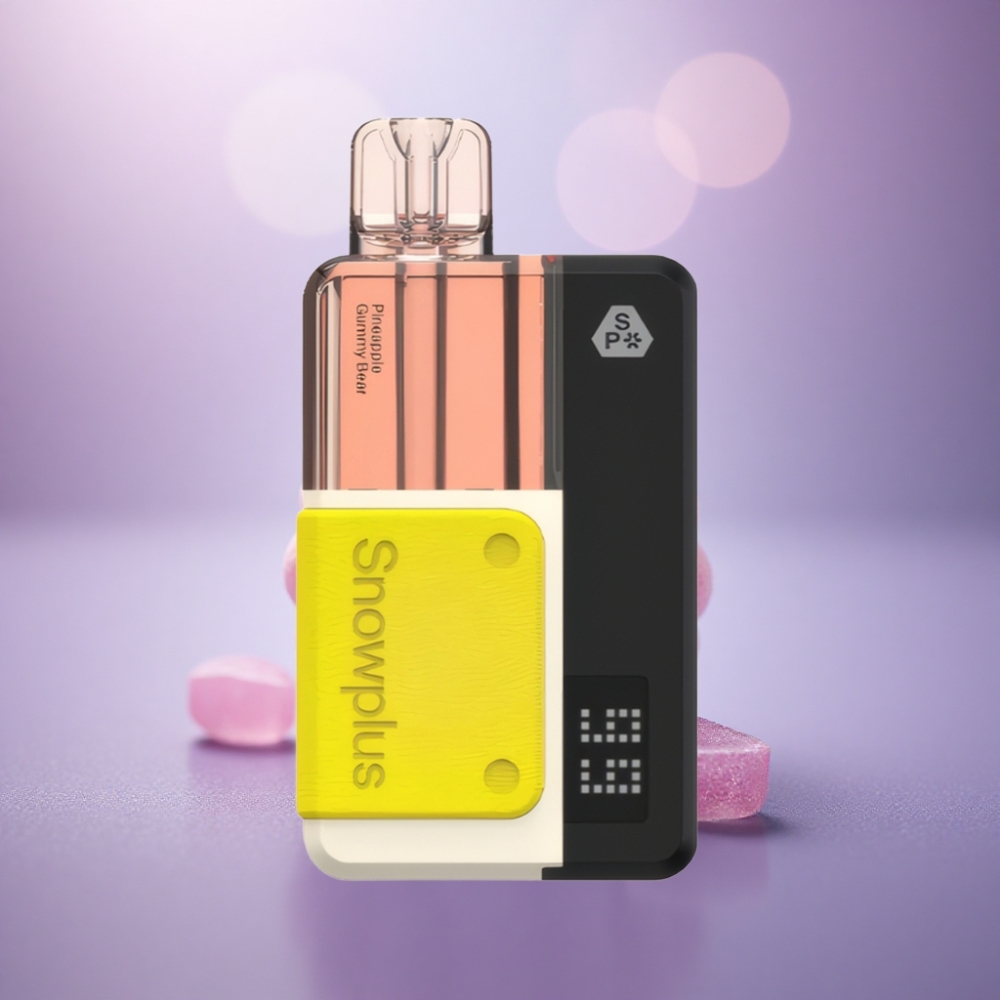 Snowplus Swift 15000 Puffs Pod Kit Ursinho de Goma do Abacaxi com 1000 mAh e 2+10 ml