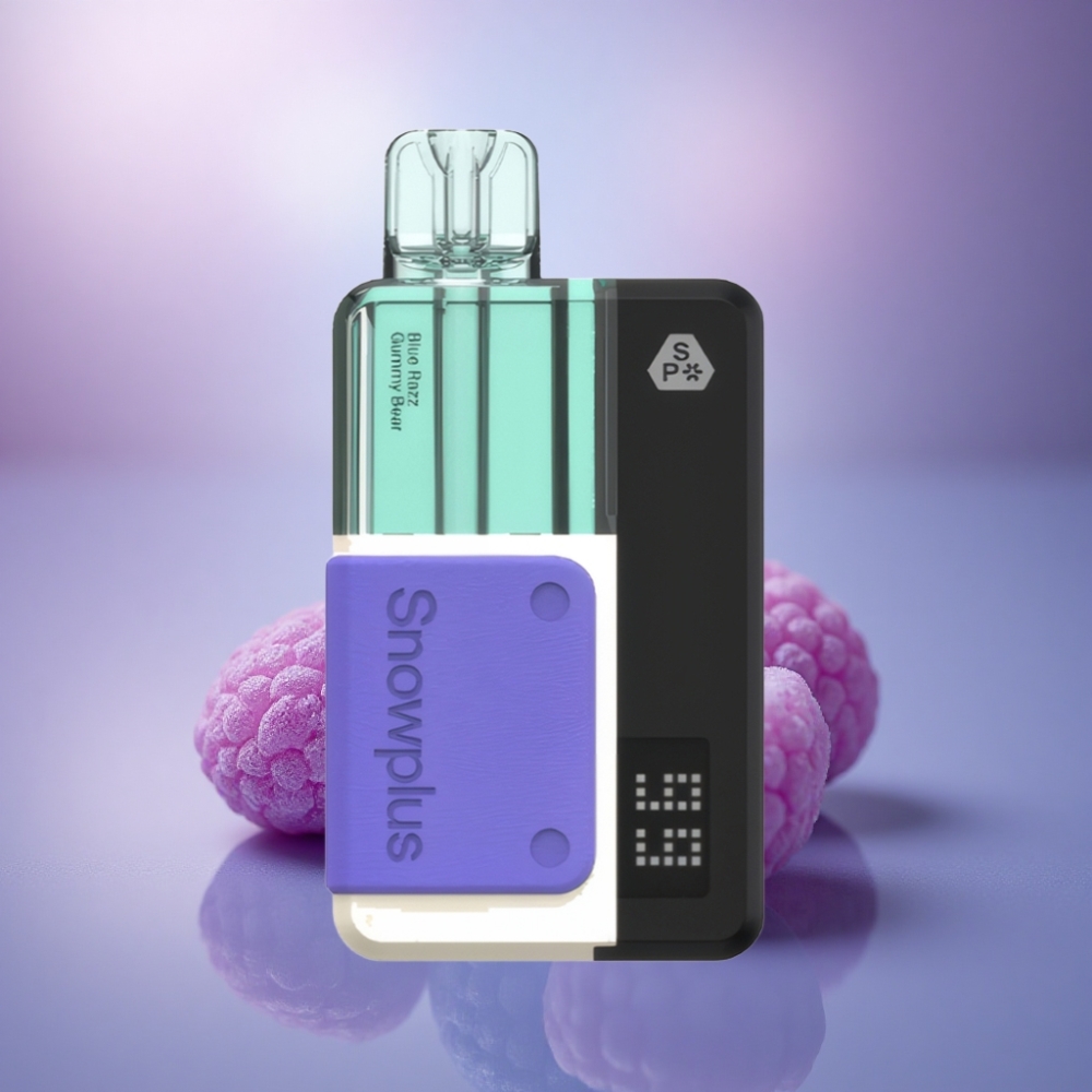 Snowplus Swift 15000 Puffs Pod Kit Urso de Goma Azul Framboesa com 1000 mAh e 2+10 ml