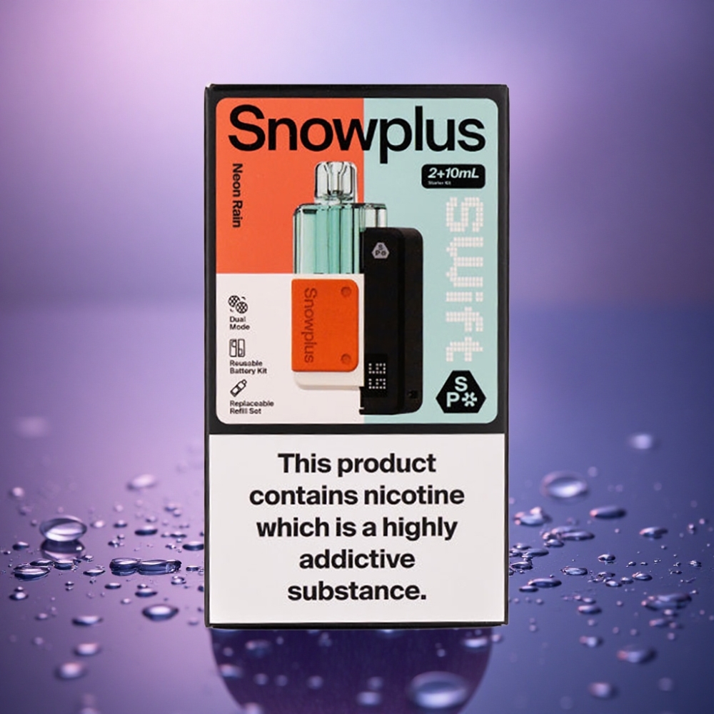 Snowplus Swift 5000 Puffs Chuva Neon 1000 mAh 2% Nicotina