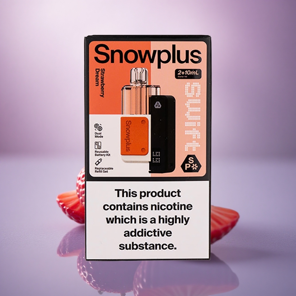 Snowplus Swift 5000 Puffs Sonho de Morango 1000 mAh 2% Nicotina
